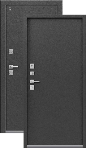 Теплая дверь входная Центурион С-103 (2025), 2 замка, 1,4 мм металл, (серебро антик+серебро антик)