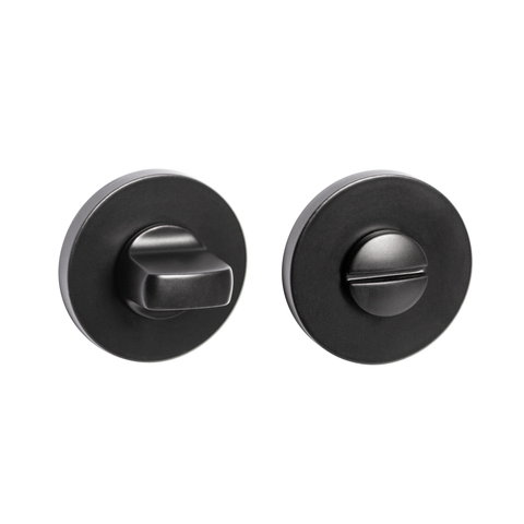 Завертка круг Аякс BK6.R.JSR51 (BK6 JSR) BL-24, цвет черный к ручкам R.JSR51.APOLO BL-24 (гарантия - 6 месяцев)