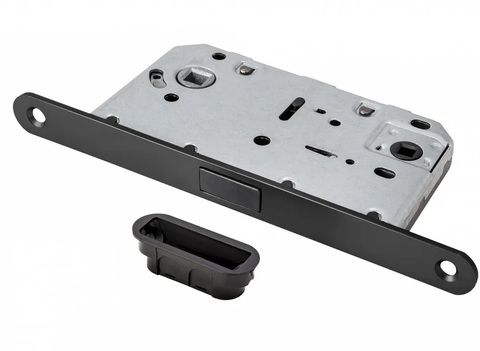 Замок сантехнический магнитный Аргентан ARLBM 5096 pl Black, цвет черный (гарантия - 12 месяцев)